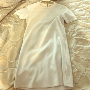 White mini dress